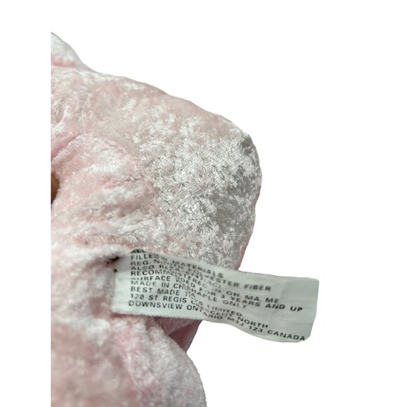 Best Made Toys Pink Valentine Bear Plush 10" Red Heart Bow Stuffed Animal - Picture 6 of 7